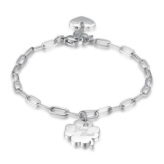 Pulsera Sagapo Mujer Be My Always in Acero Cristallo SBM57 - SBM57